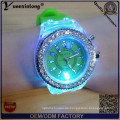 Yxl-699 New Genf LED Uhr Silikon Strap Jelly LED Farbe Blinklicht Uhr